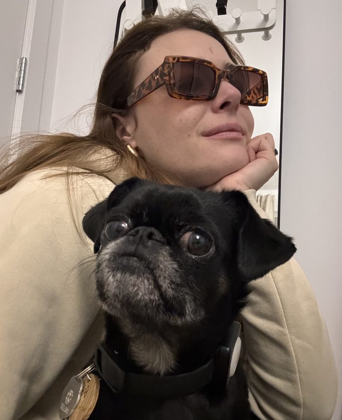 Reiji, a Brussels Griffon dog and the Chief Inspiration Officer of Oui PAWD